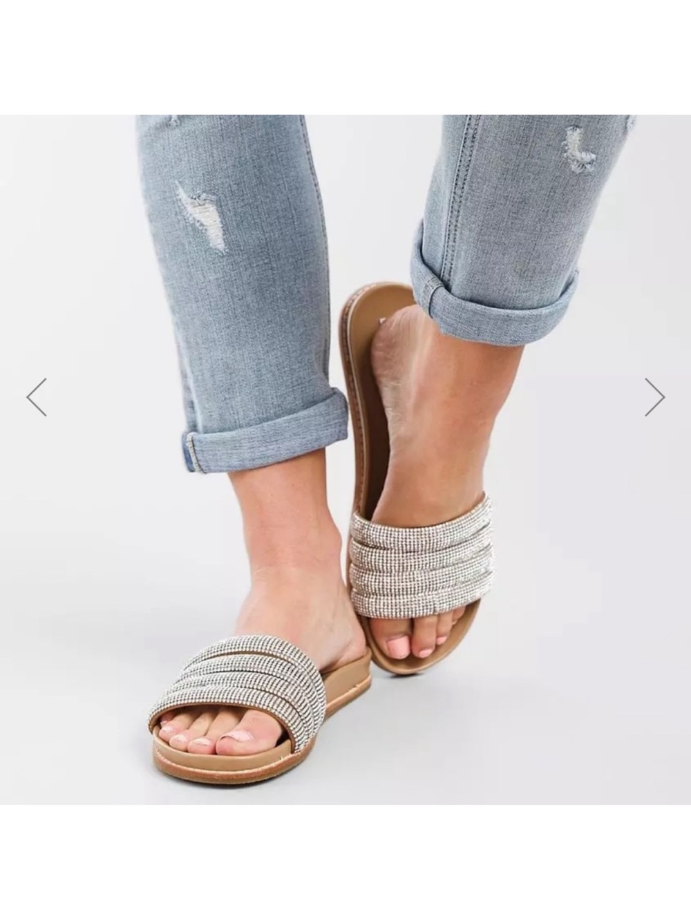 Steve Madden Drips Rhinestone Sandals